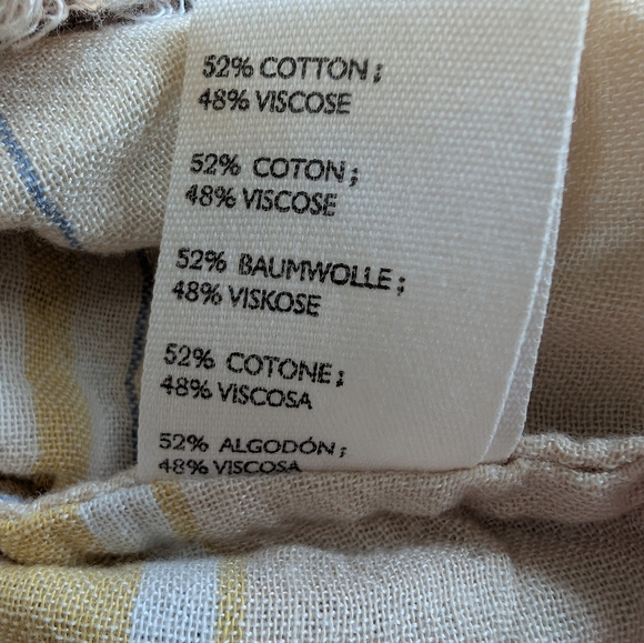 We The Free Boho Top Womens Small Plaid Loose Flowy Oversized Peasant Shirt Used - Picture 6 of 8